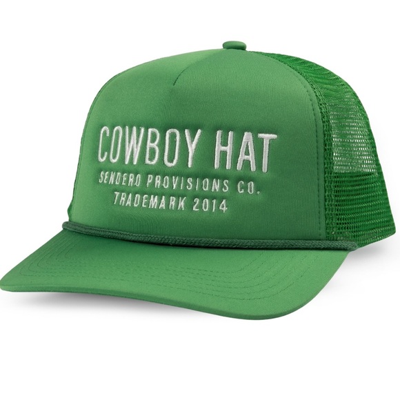 Green Cowboy Hat Baseball Hat